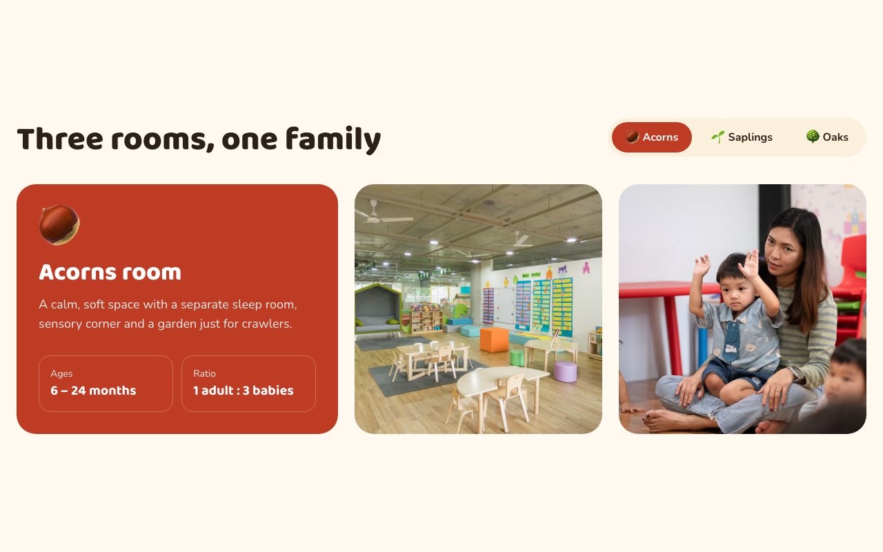 Little Acorns Rooms preview