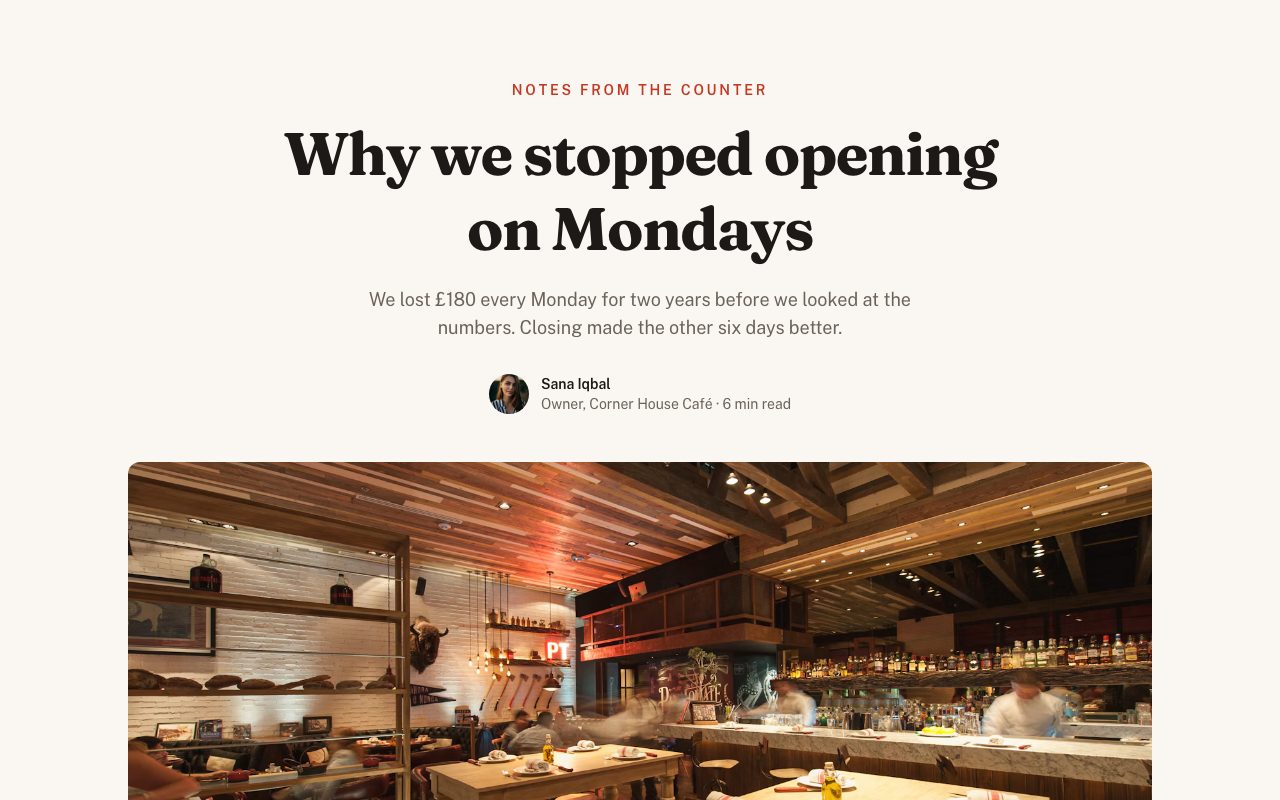 Article Reader preview