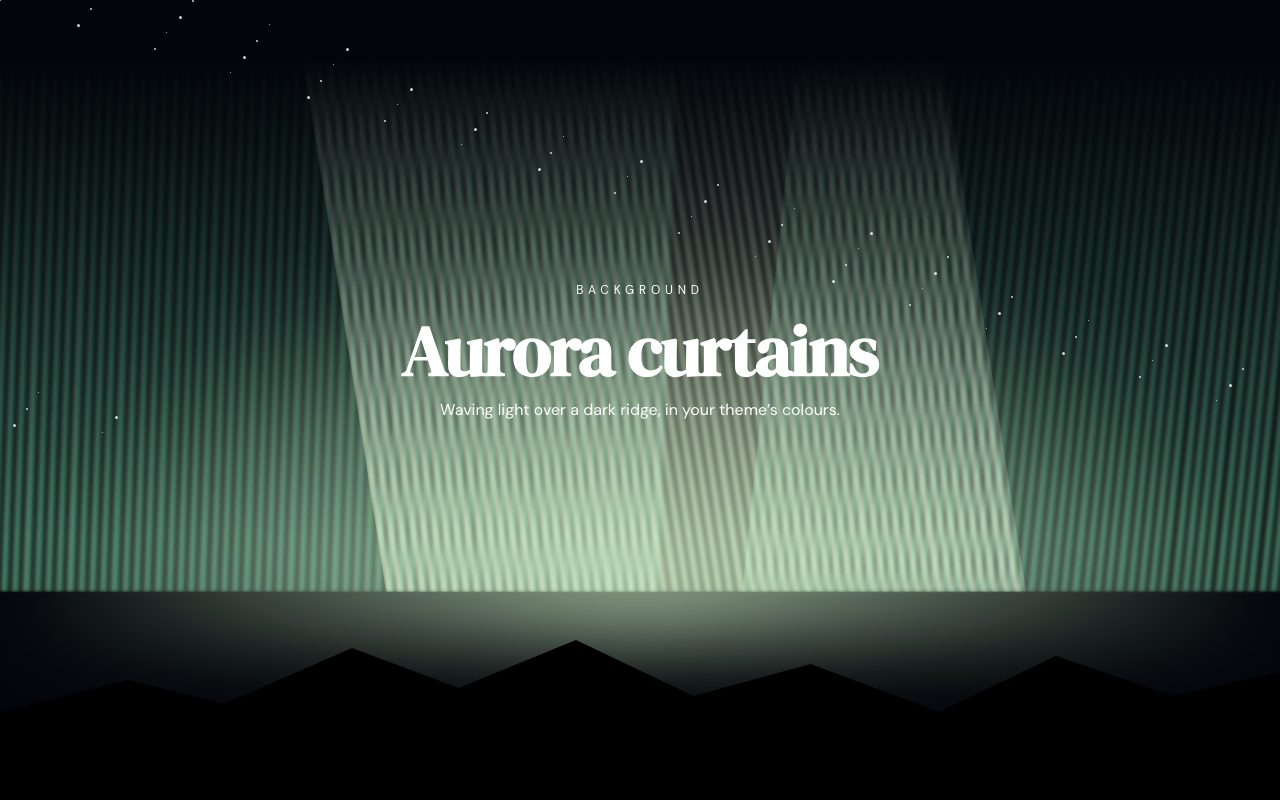 Aurora Curtains Background preview