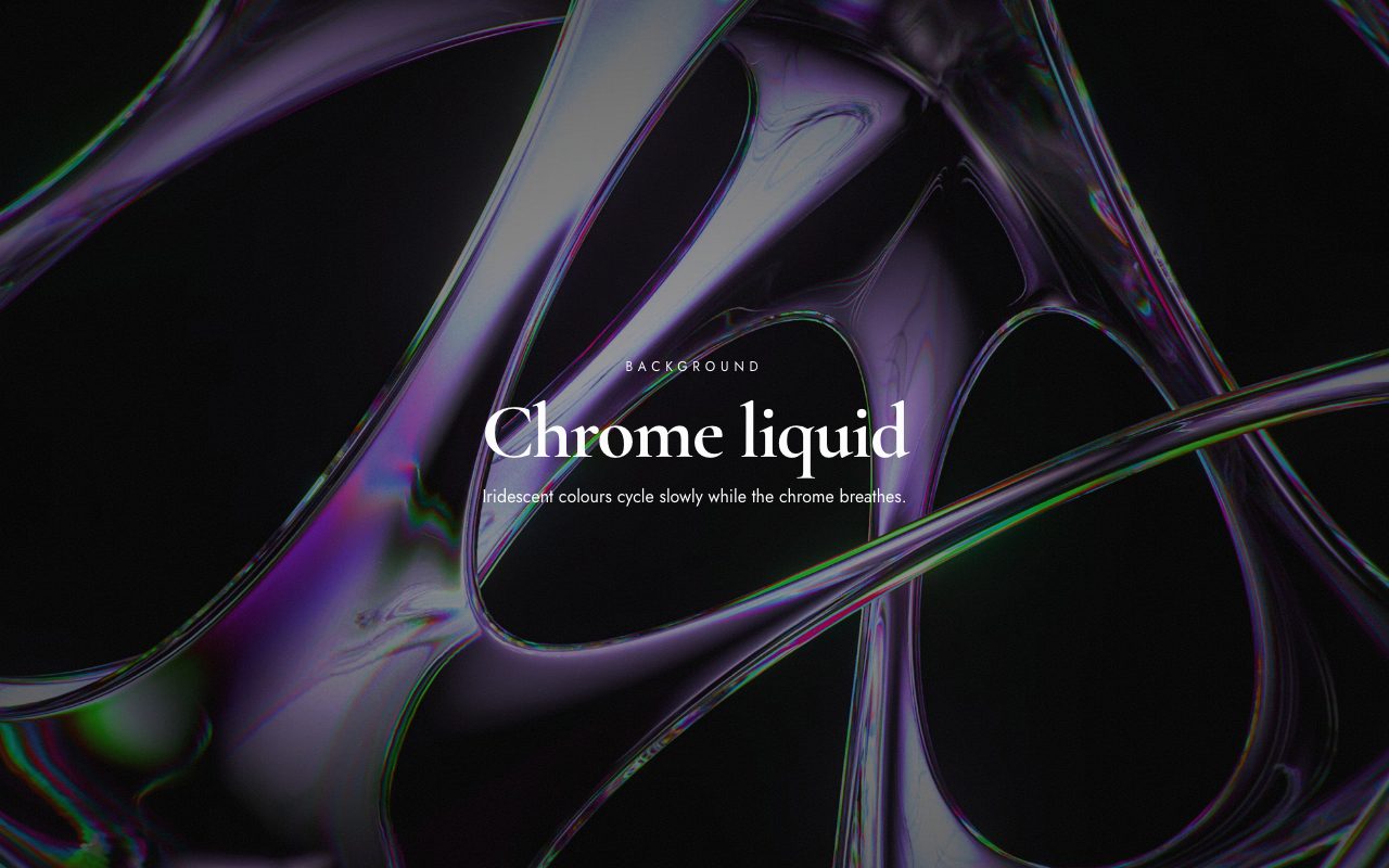 Chrome Liquid Background preview