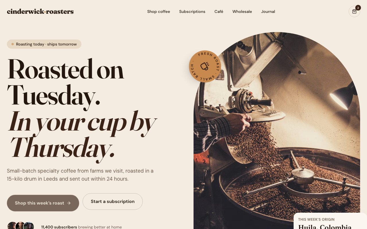 Cinderwick Coffee Hero preview