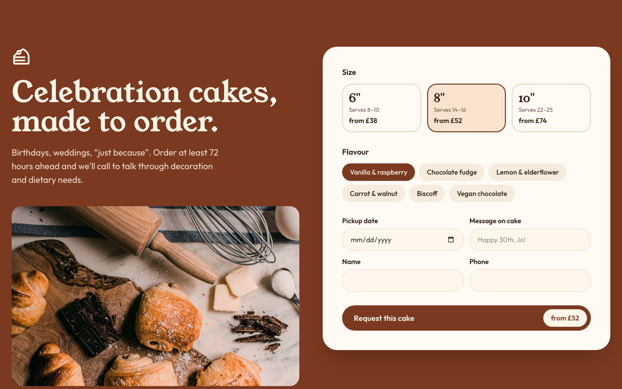 Crumb Cake Orders preview