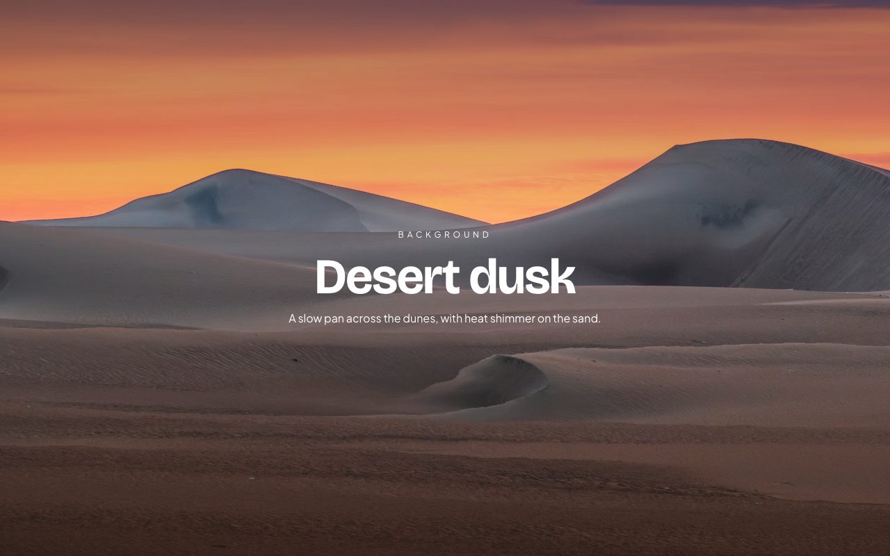 Desert Dusk Background preview
