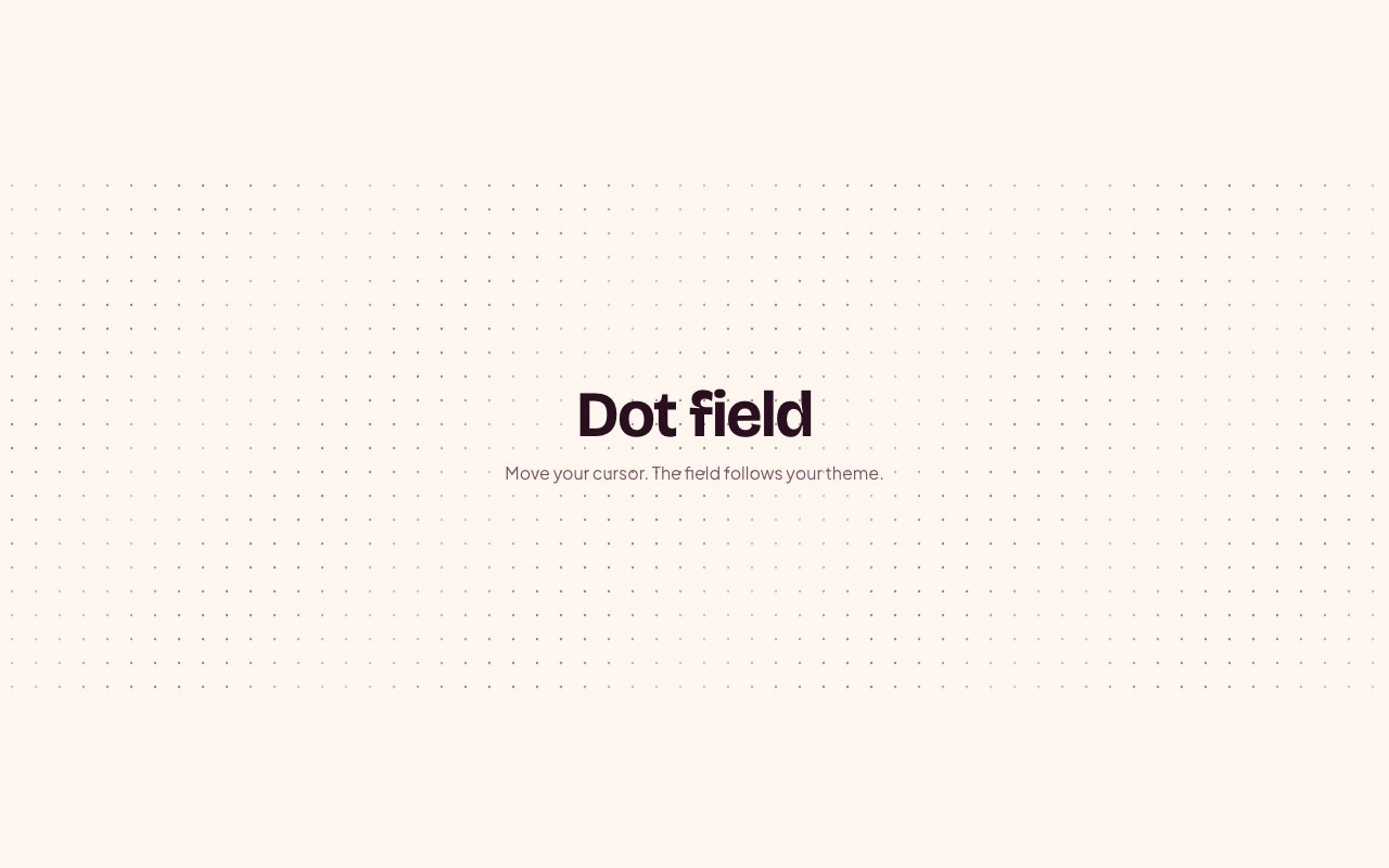 Dot Field Background preview