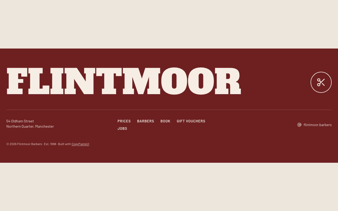 Flintmoor Footer preview