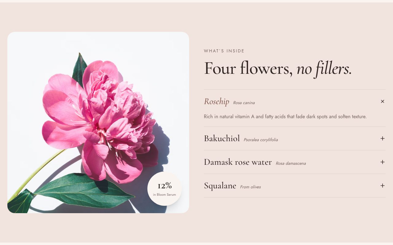 Florea Ingredients preview