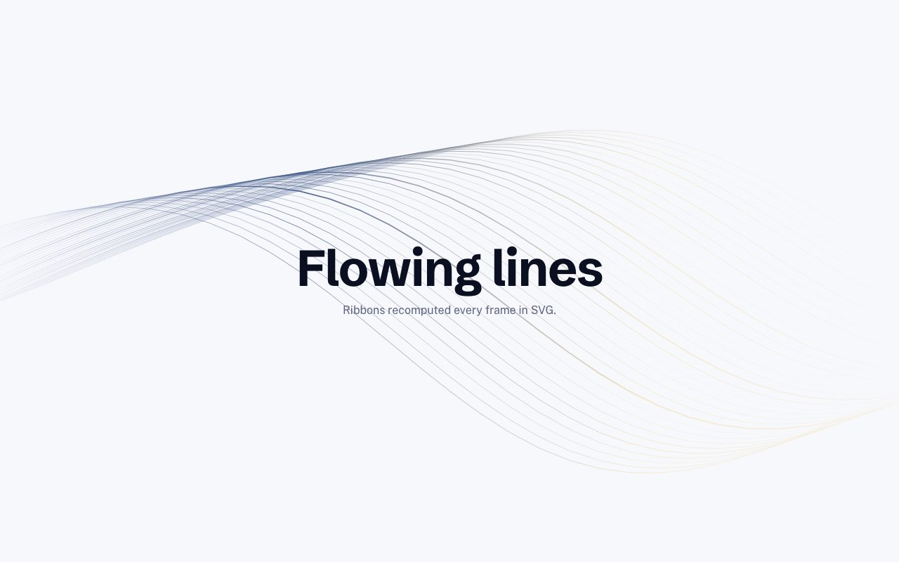 Flowing Lines Background preview