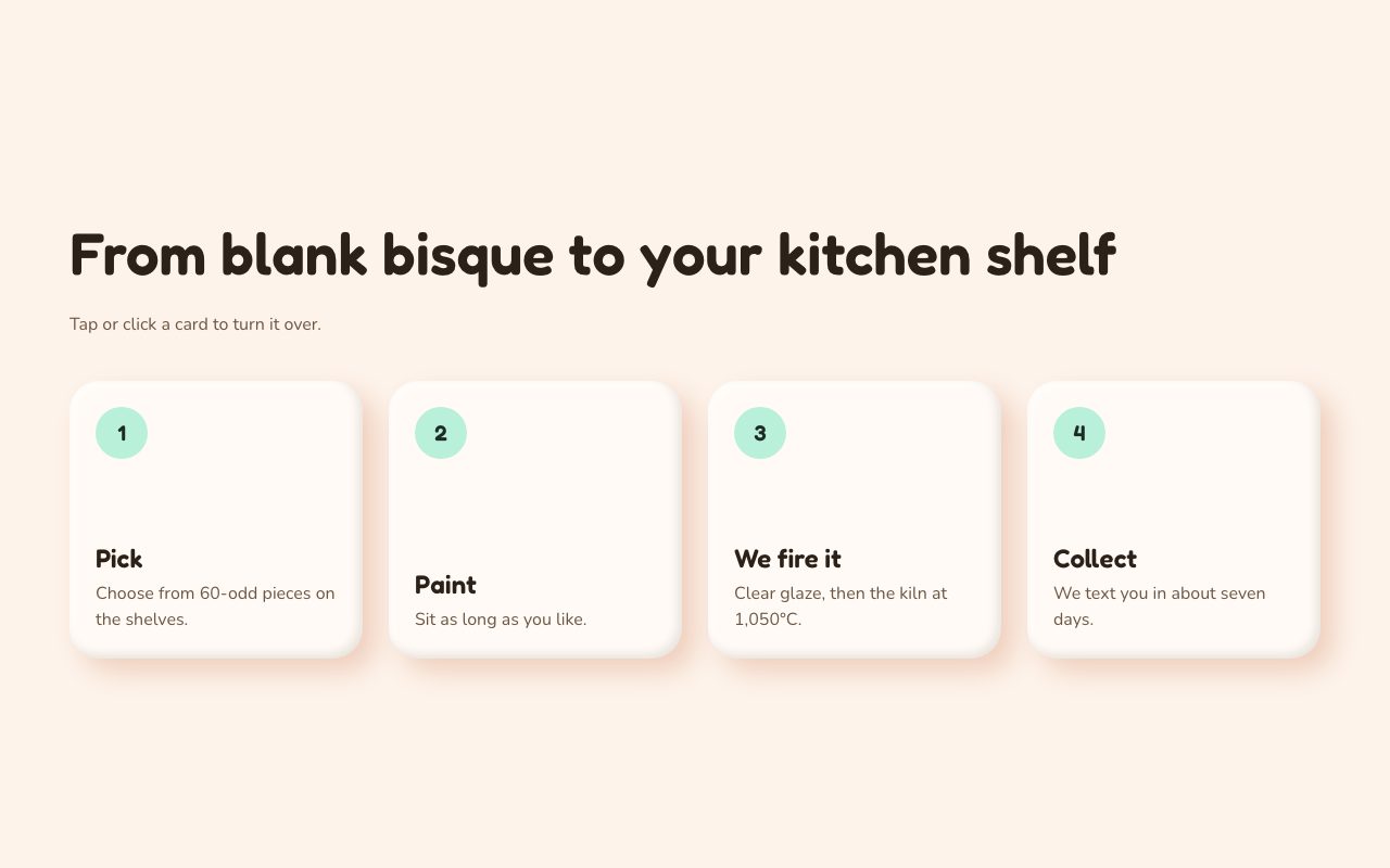 Glaze Days Flip-Card Steps preview