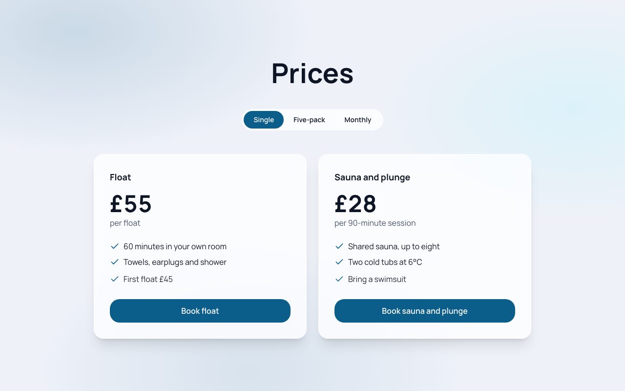Harbour Float Prices preview