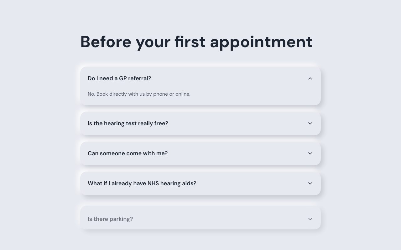 Hush Hearing FAQ preview