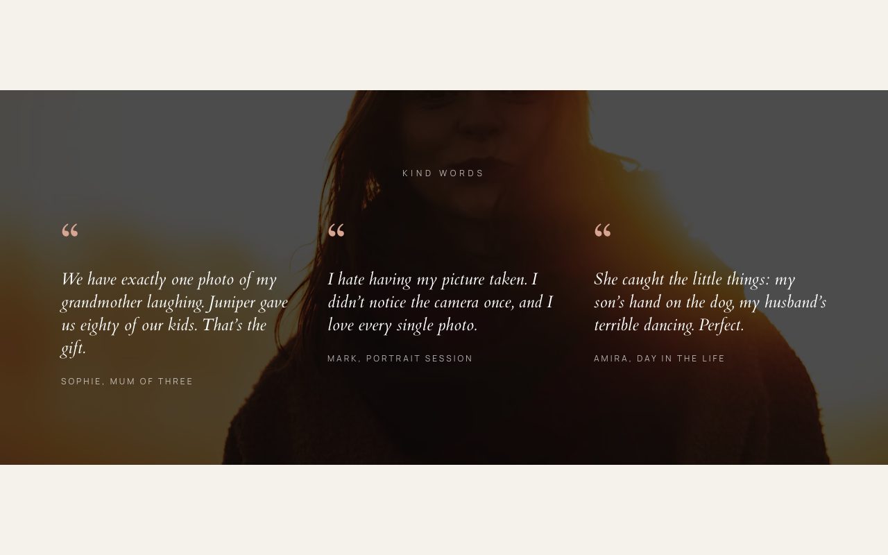 Juniper Kind Words preview