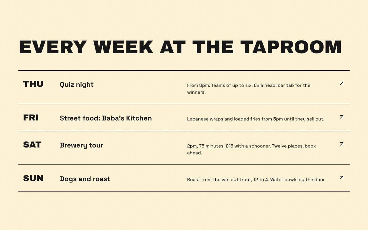 Lockfast Weekly Events preview