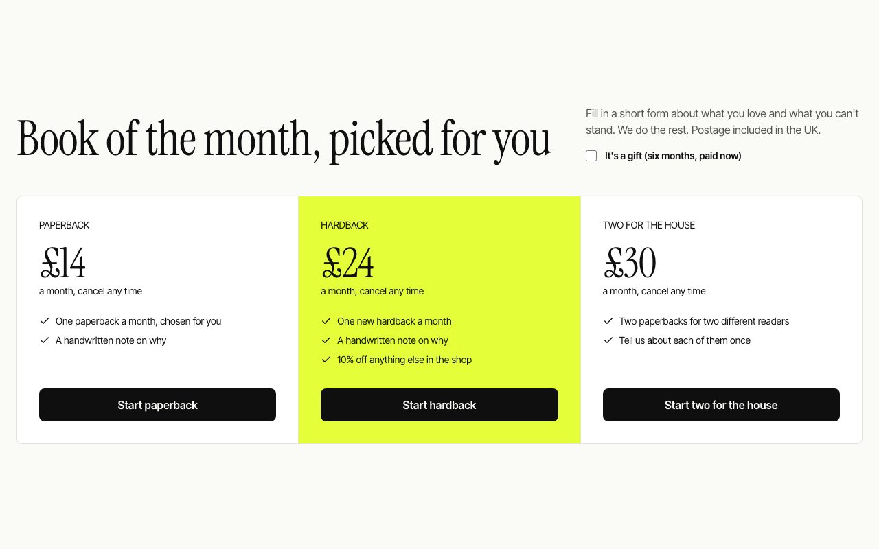 Margin Book of the Month preview