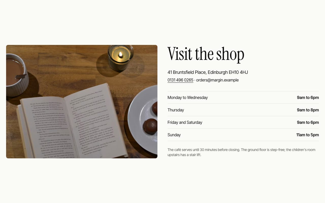 Margin Visit the Shop preview