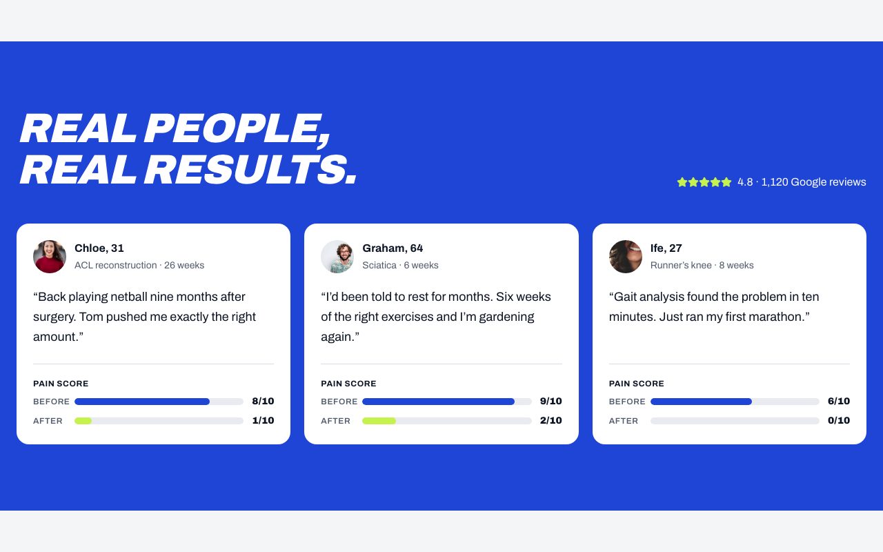 Motion Patient Results preview