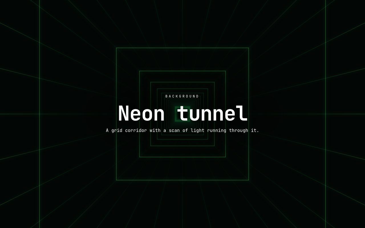 Neon Tunnel Background preview