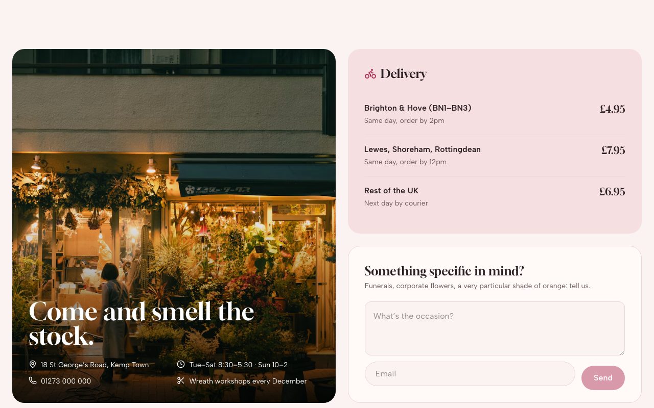 Petal & Stem Visit & Delivery preview