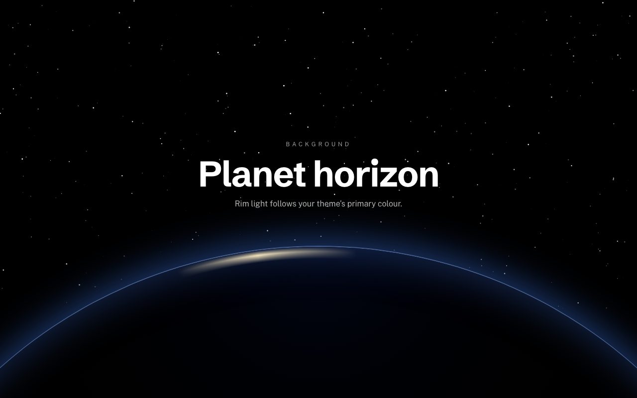 Planet Horizon Background preview