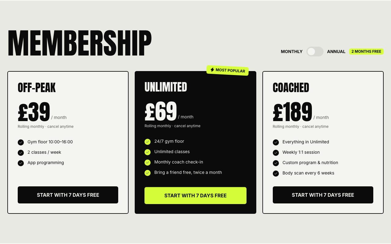 Pulse Membership preview