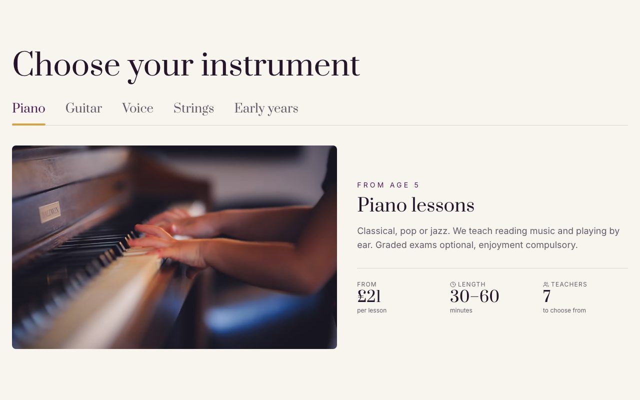 Quavermoor Instrument Picker preview