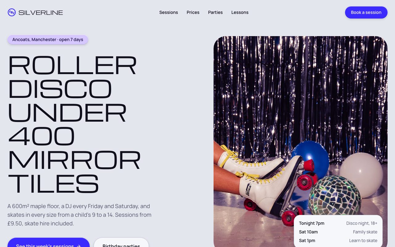 Silverline Roller Rink Hero preview