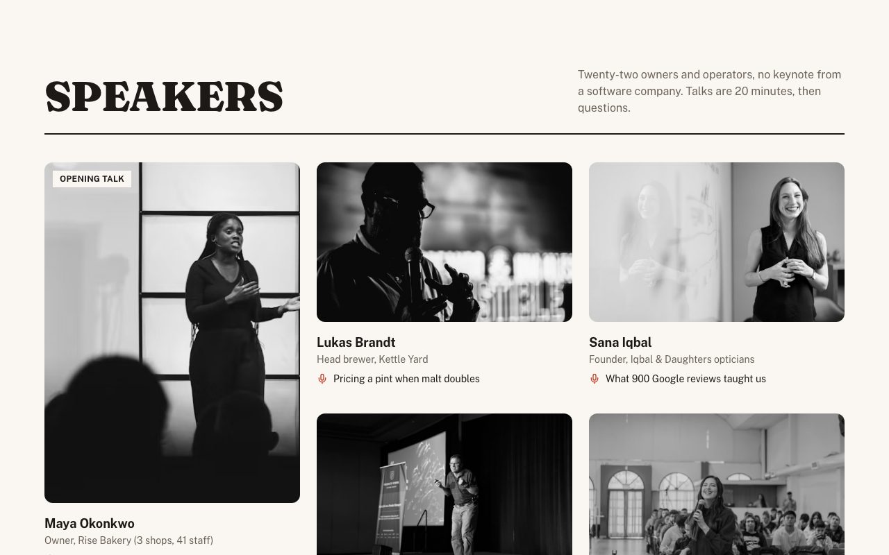 Speaker Grid preview