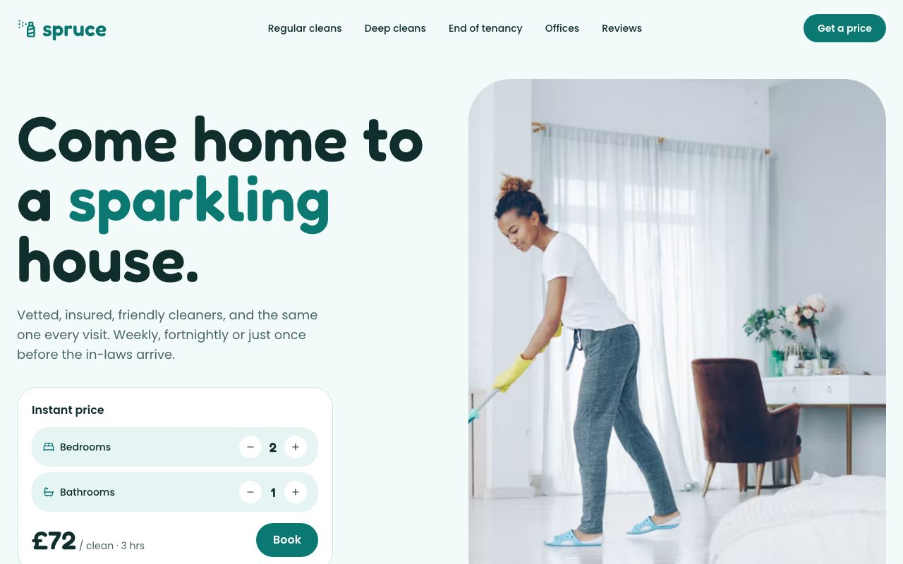 Spruce Cleaning Hero preview