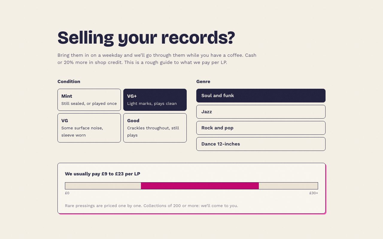 Wax Cellar Sell Your Records preview