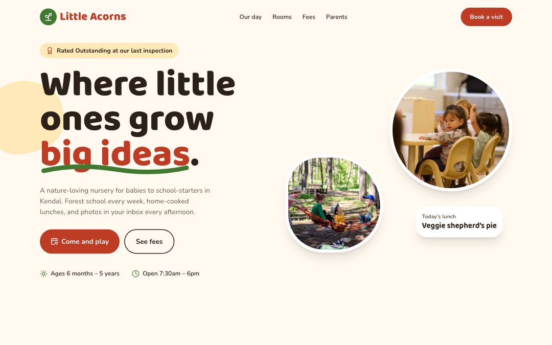 Little Acorns — Nursery & Preschool preview