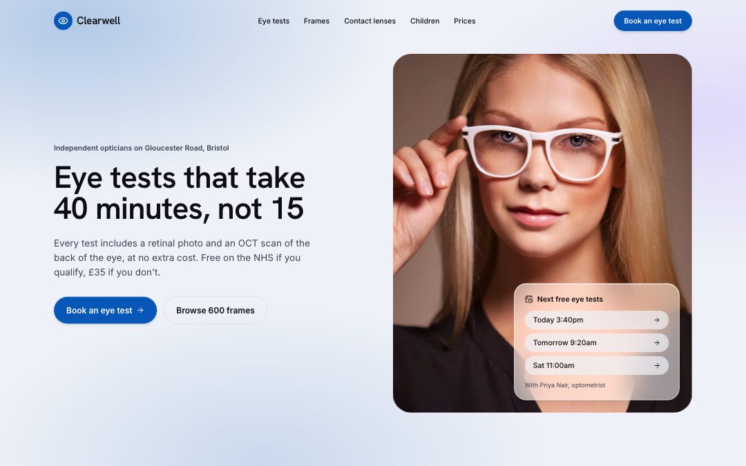 Clearwell — Opticians preview