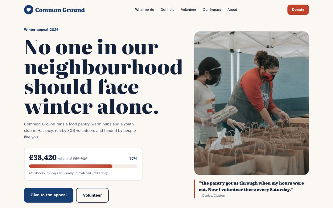 Common Ground — Charity & Nonprofit preview