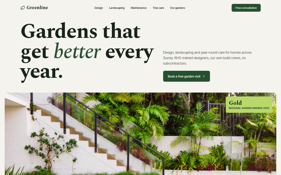 Greenline — Landscaping & Gardening preview