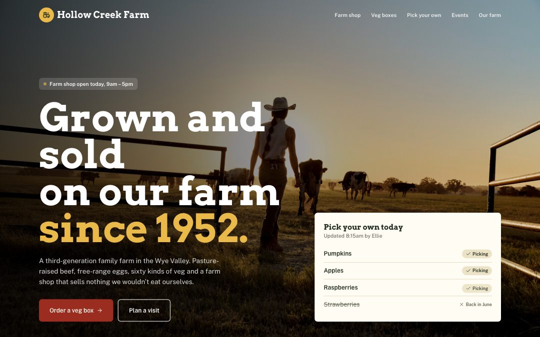Hollow Creek — Farm & Farm Shop preview
