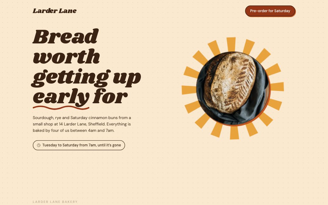 Larder Lane — Sourdough Bakery preview