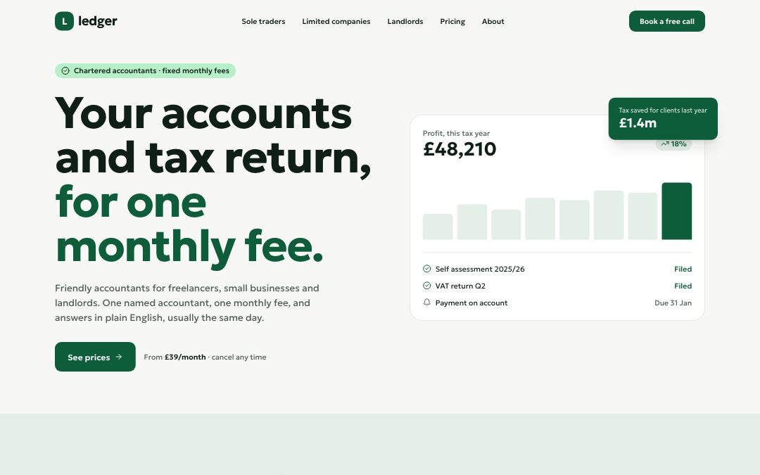 Ledger — Accountants & Bookkeepers preview