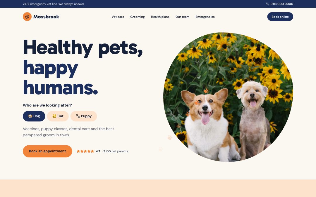 Mossbrook — Vet & Pet Care preview