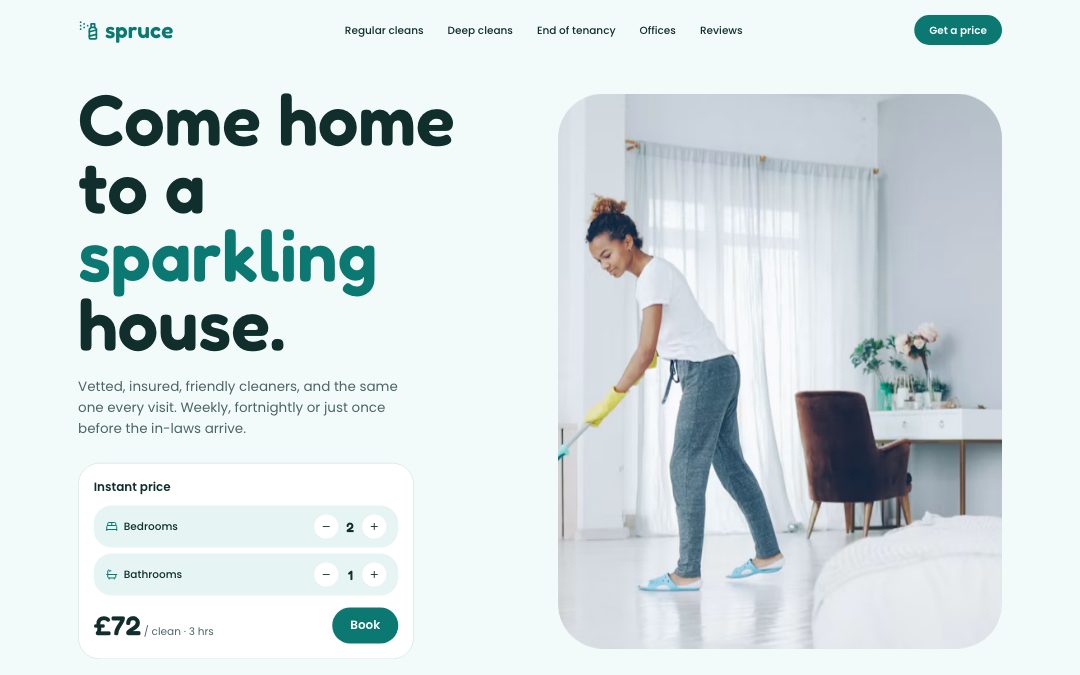 Spruce — Cleaning Service preview
