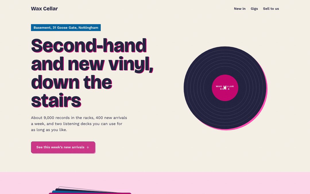 Wax Cellar — Record Shop preview